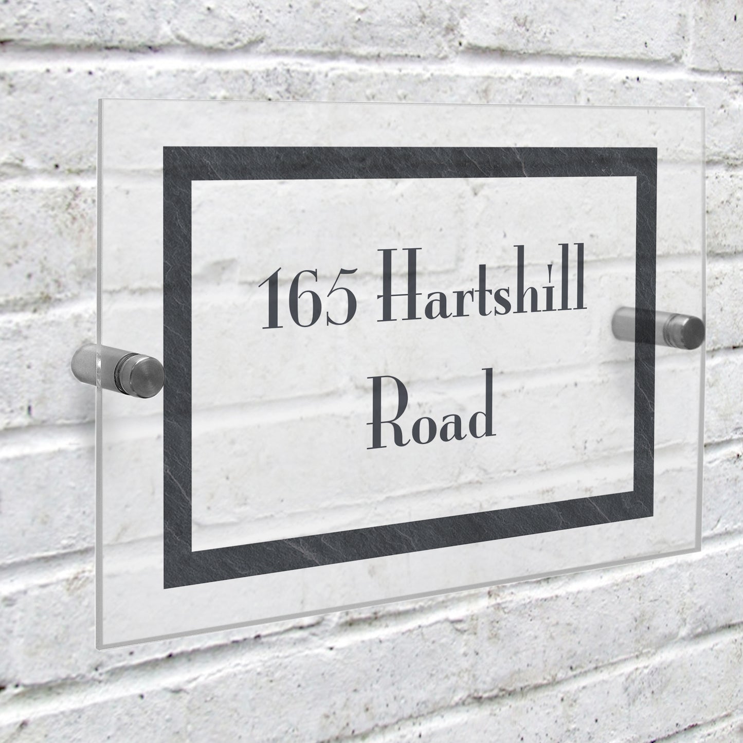 Personalised Slate Effect Acrylic House Sign - image 3