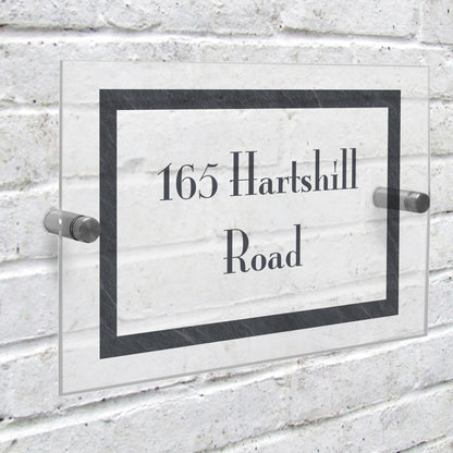 Personalised Slate Effect Acrylic House Sign - image 3