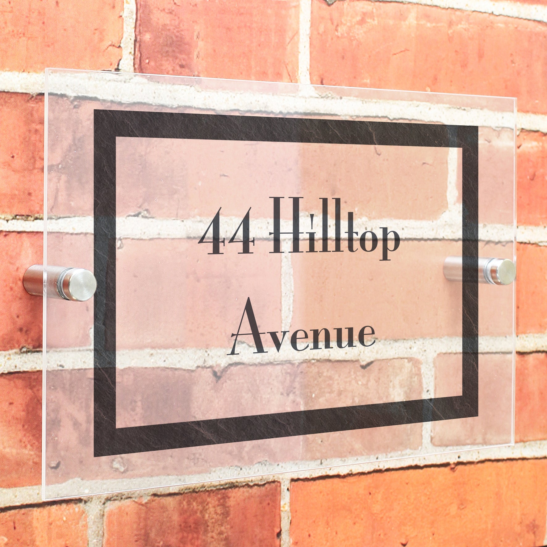 Personalised Slate Effect Acrylic House Sign - image 4