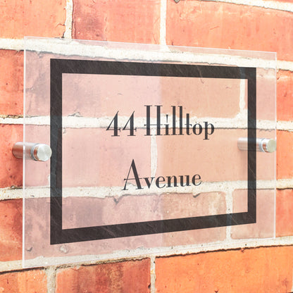 Personalised Slate Effect Acrylic House Sign - image 4