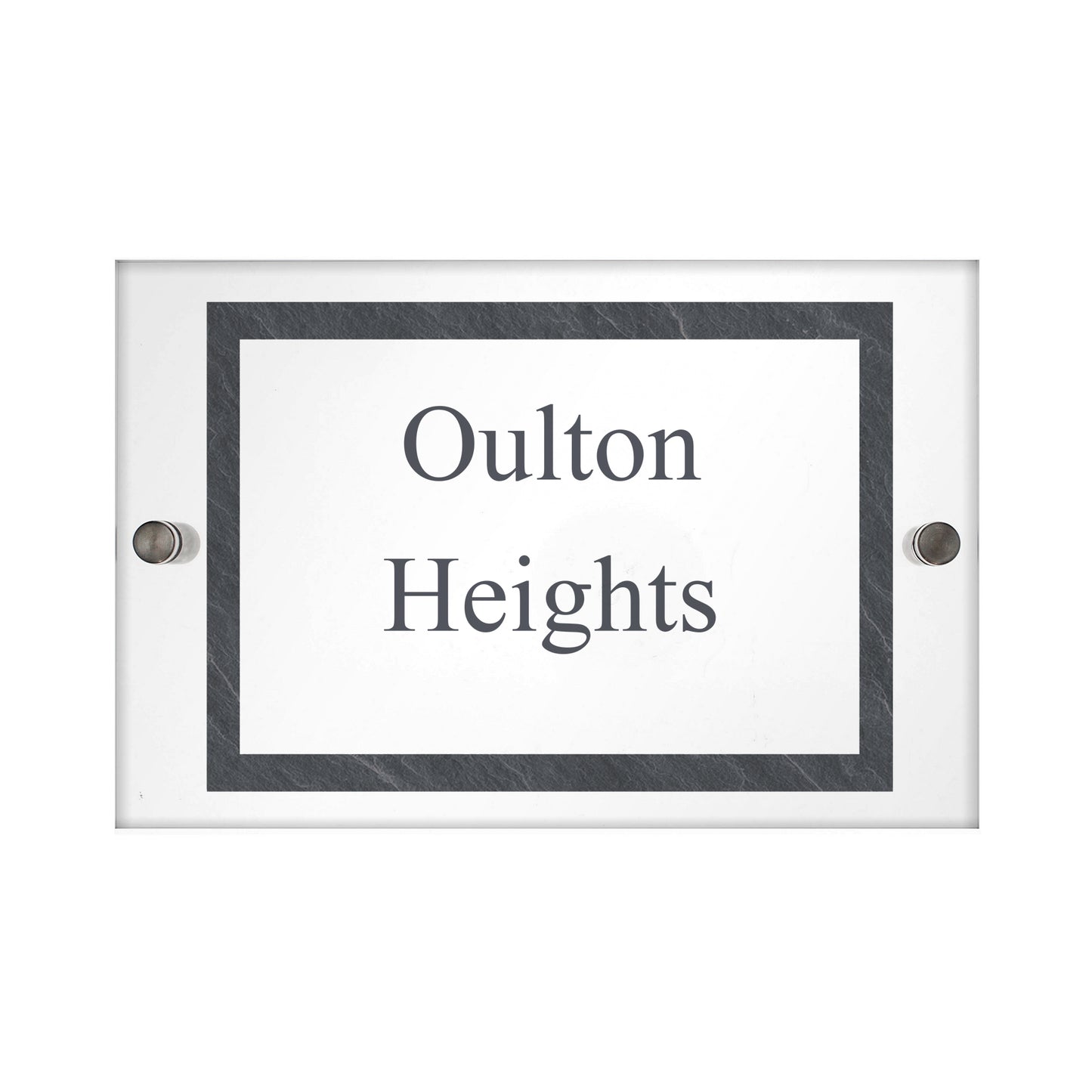Personalised Slate Effect Acrylic House Sign - image 6