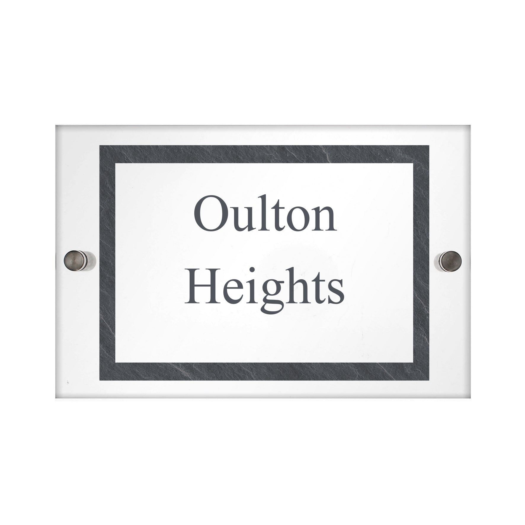 Personalised Slate Effect Acrylic House Sign - image 6