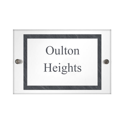Personalised Slate Effect Acrylic House Sign - image 6