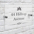 Personalised Decorative Swirl Acrylic House Sign from Heartfelt Gifts