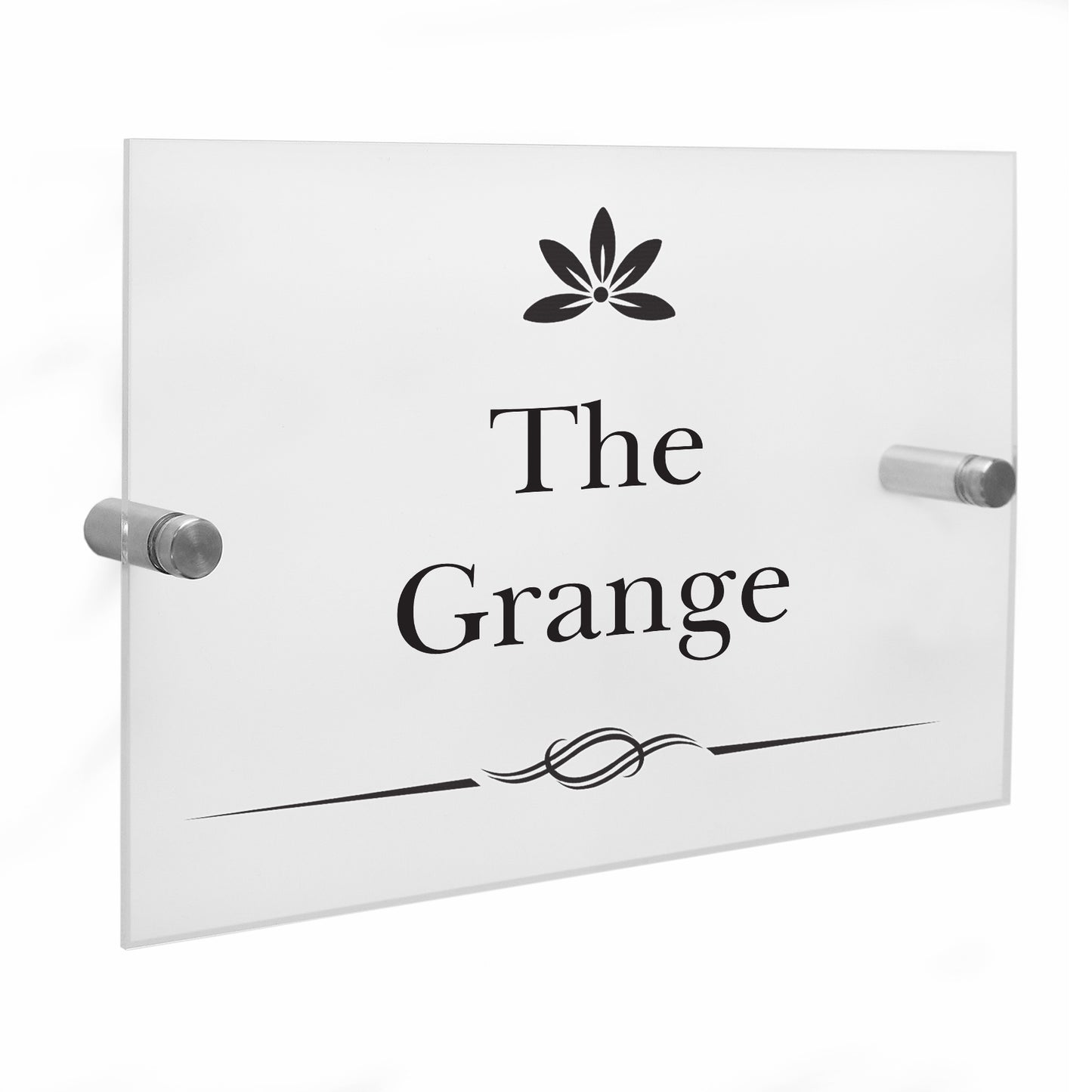Personalised Decorative Swirl Acrylic House Sign - image 4