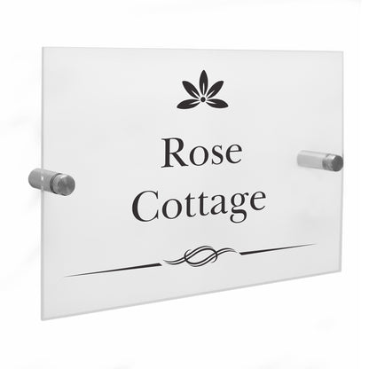 Personalised Decorative Swirl Acrylic House Sign - image 5