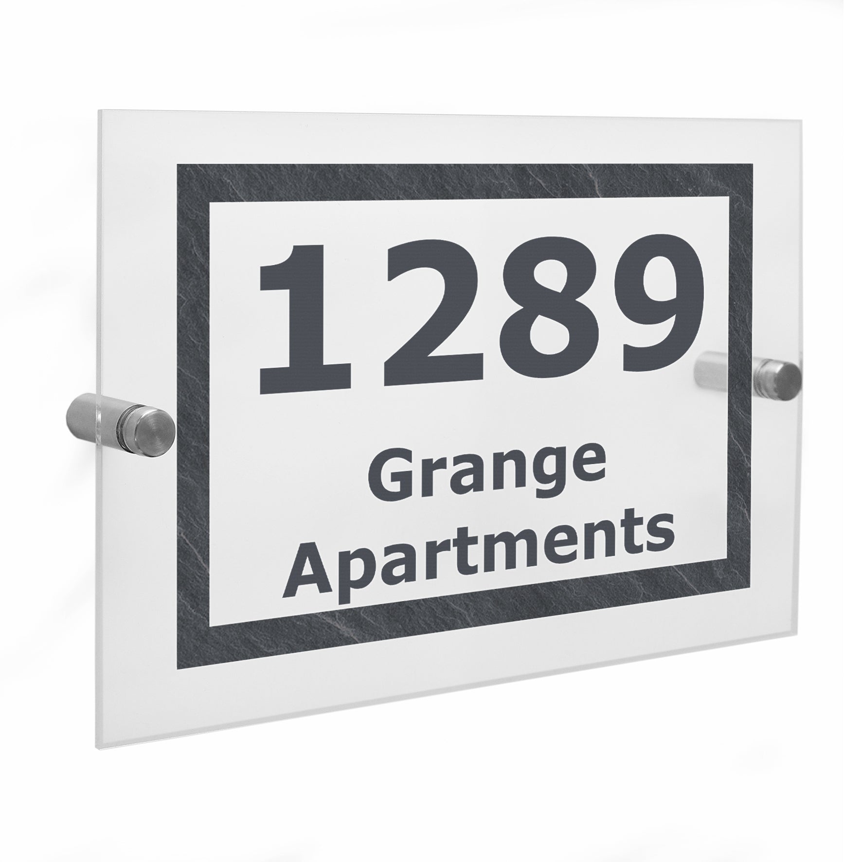 Personalised Marble Acrylic House Sign - image 4