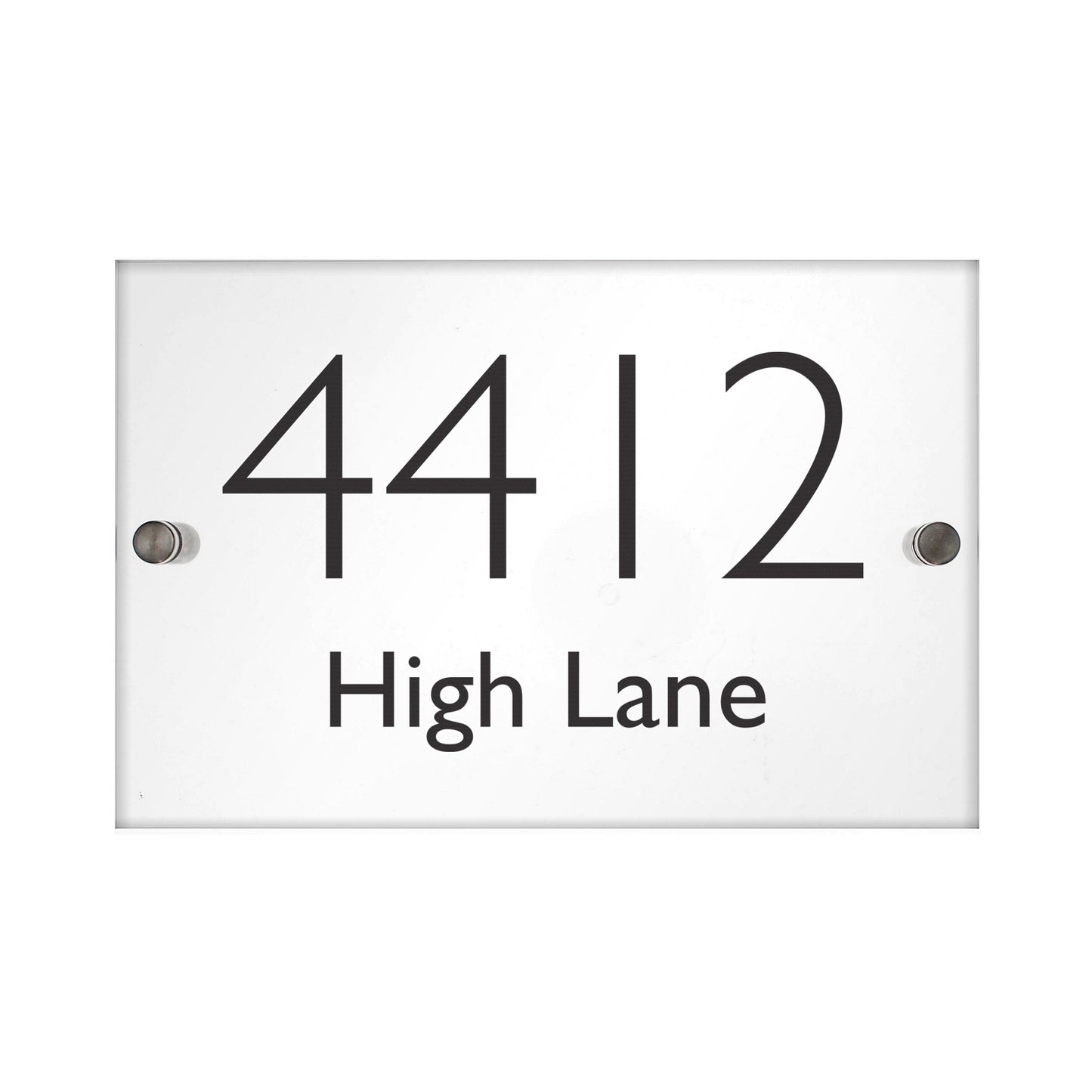Personalised Modern Acrylic House Sign - image 2