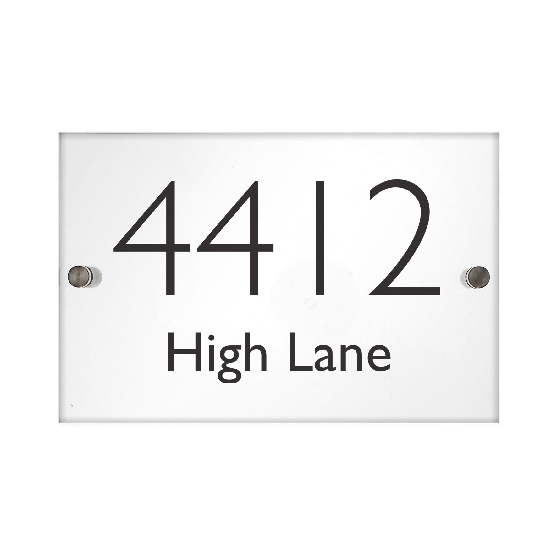 Personalised Modern Acrylic House Sign - image 2
