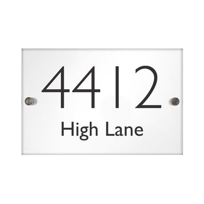 Personalised Modern Acrylic House Sign - image 2