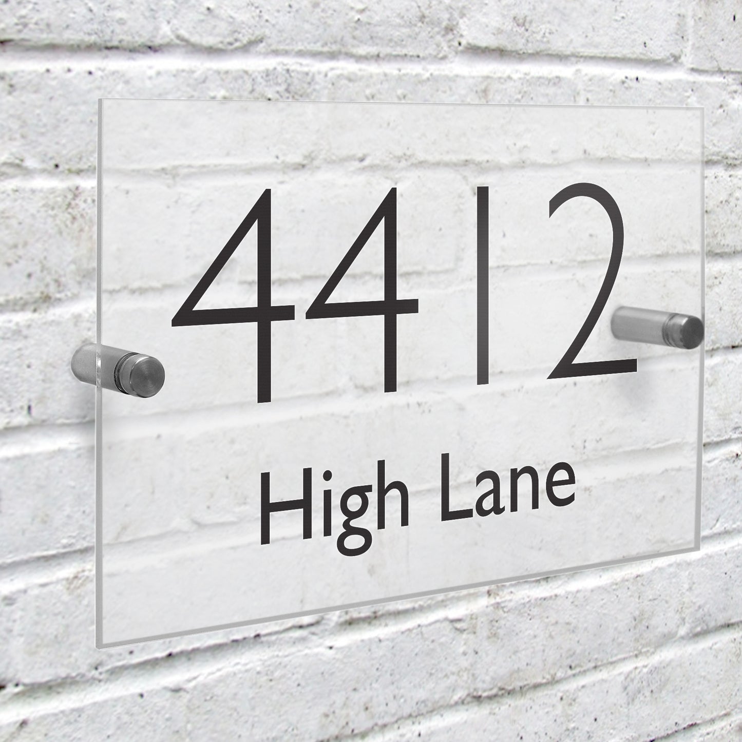 Personalised Modern Acrylic House Sign - image 3
