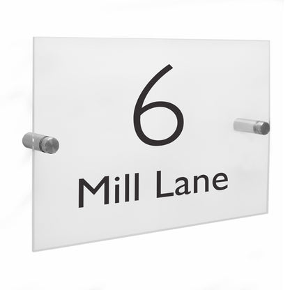 Personalised Modern Acrylic House Sign - image 4