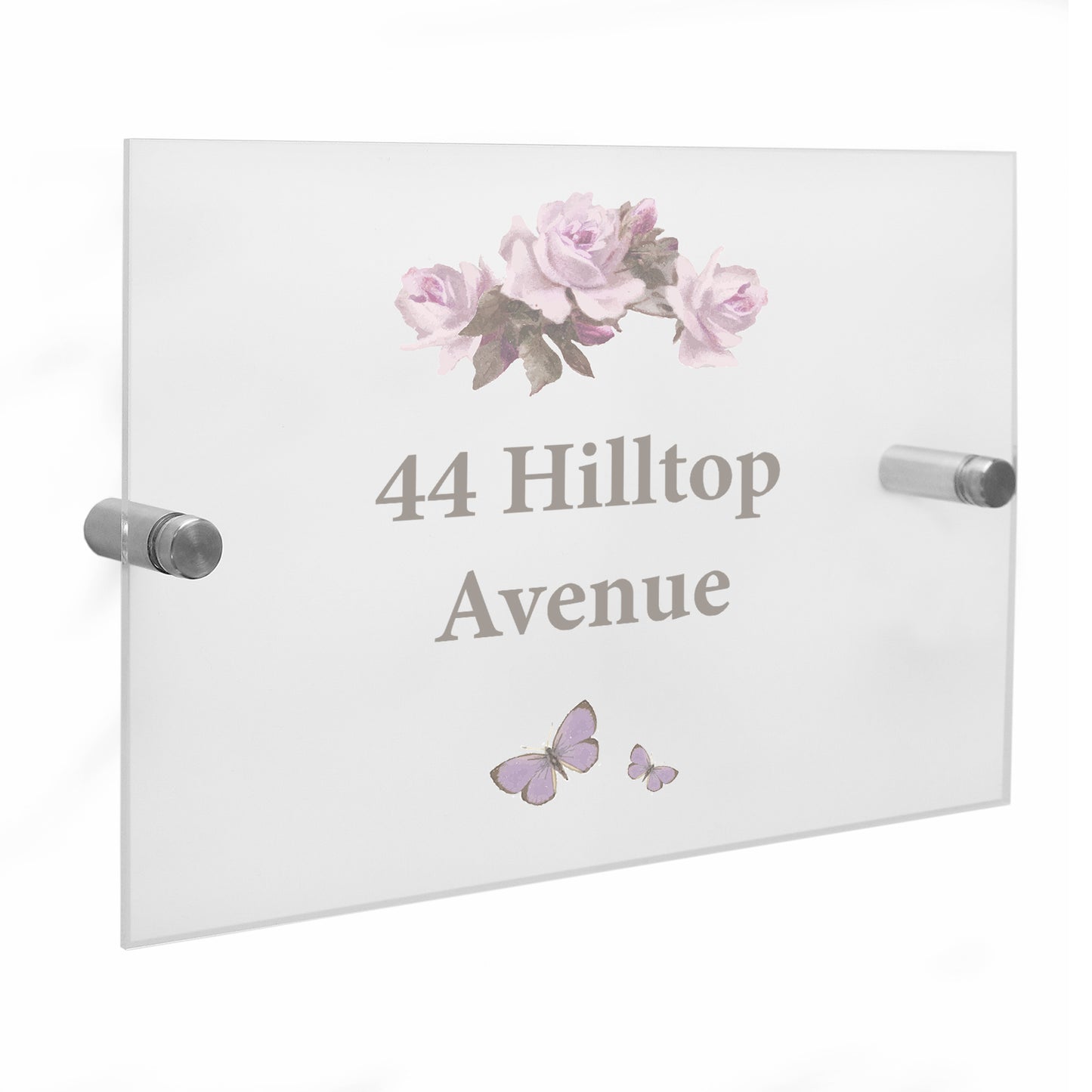 Personalised Vintage Rose Acrylic House Sign - image 4