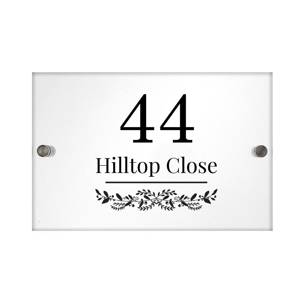 Personalised Botanical Acrylic House Sign - image 2