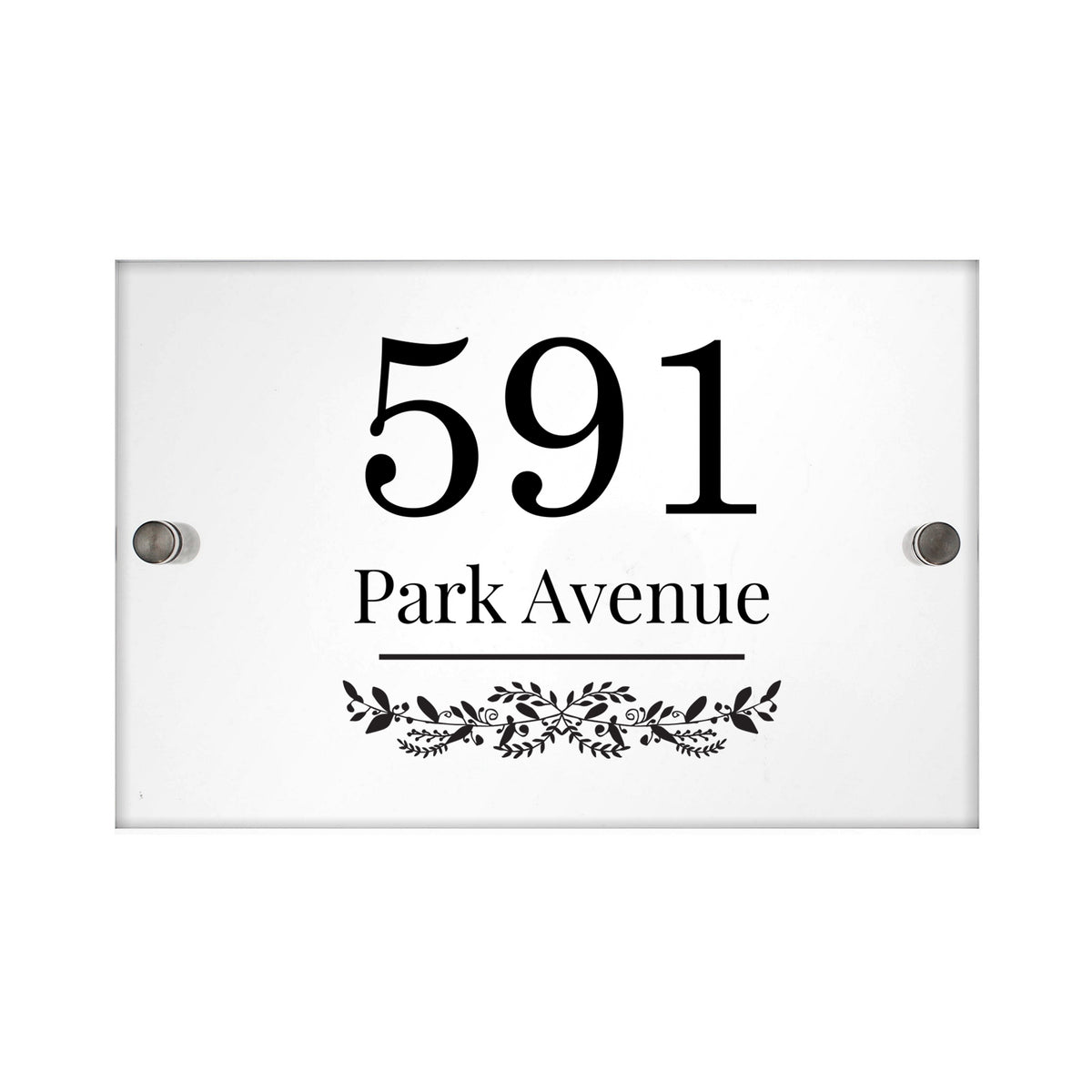 Personalised Botanical Acrylic House Sign - image 5