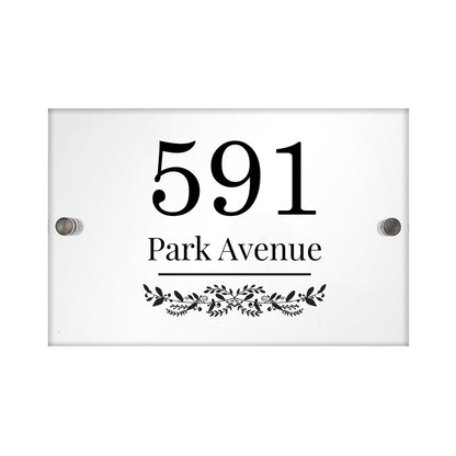Personalised Botanical Acrylic House Sign - image 5