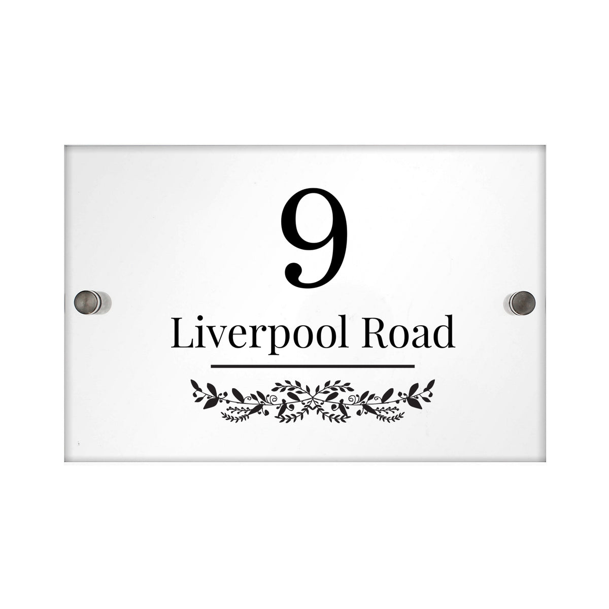 Personalised Botanical Acrylic House Sign - image 6