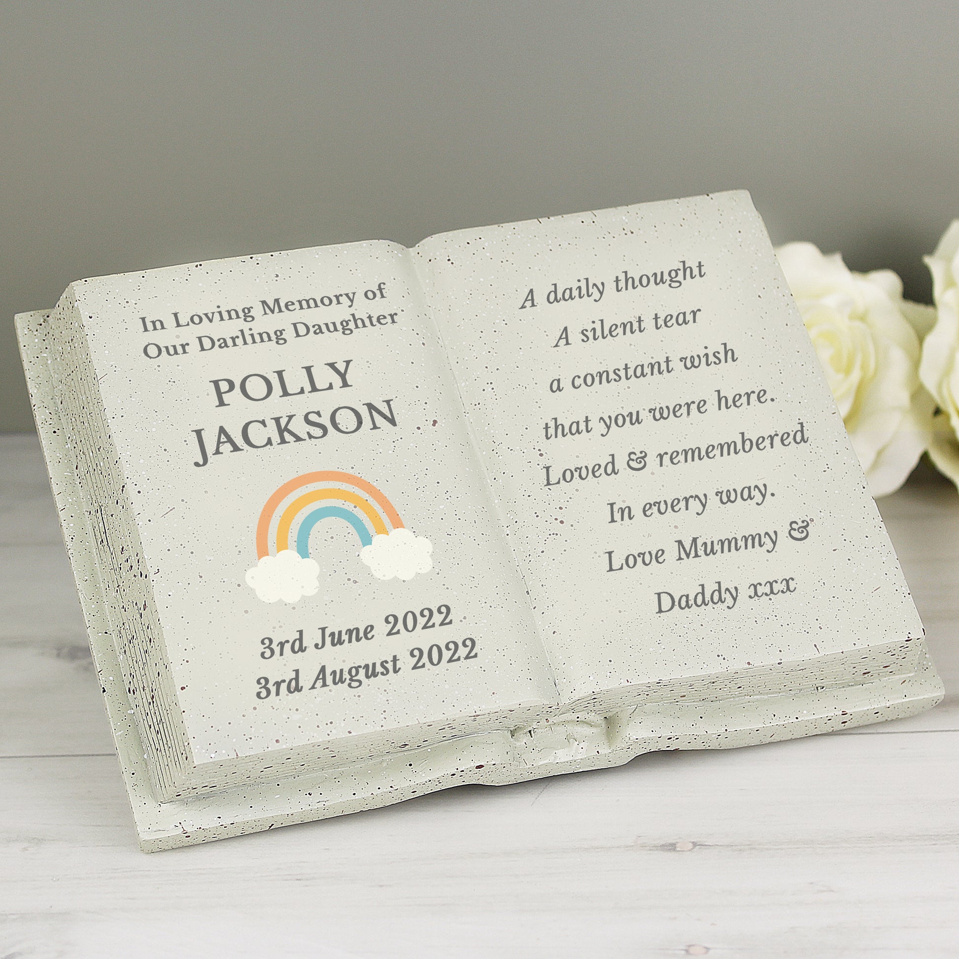 Personalised Rainbow Memorial Book - image 2