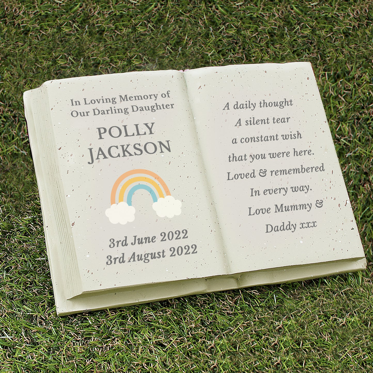 Personalised Rainbow Memorial Book - image 3