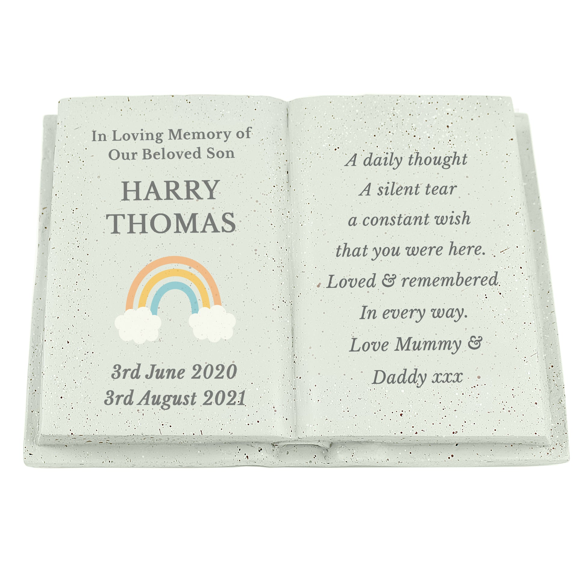 Personalised Rainbow Memorial Book - image 4