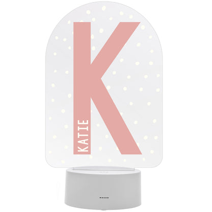 Personalised Initial LED Colour Changing Night Light - image 5