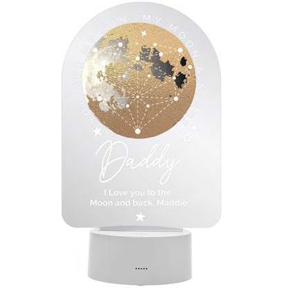 Personalised Sun Moon & Stars LED Colour Changing Night Light - image 5