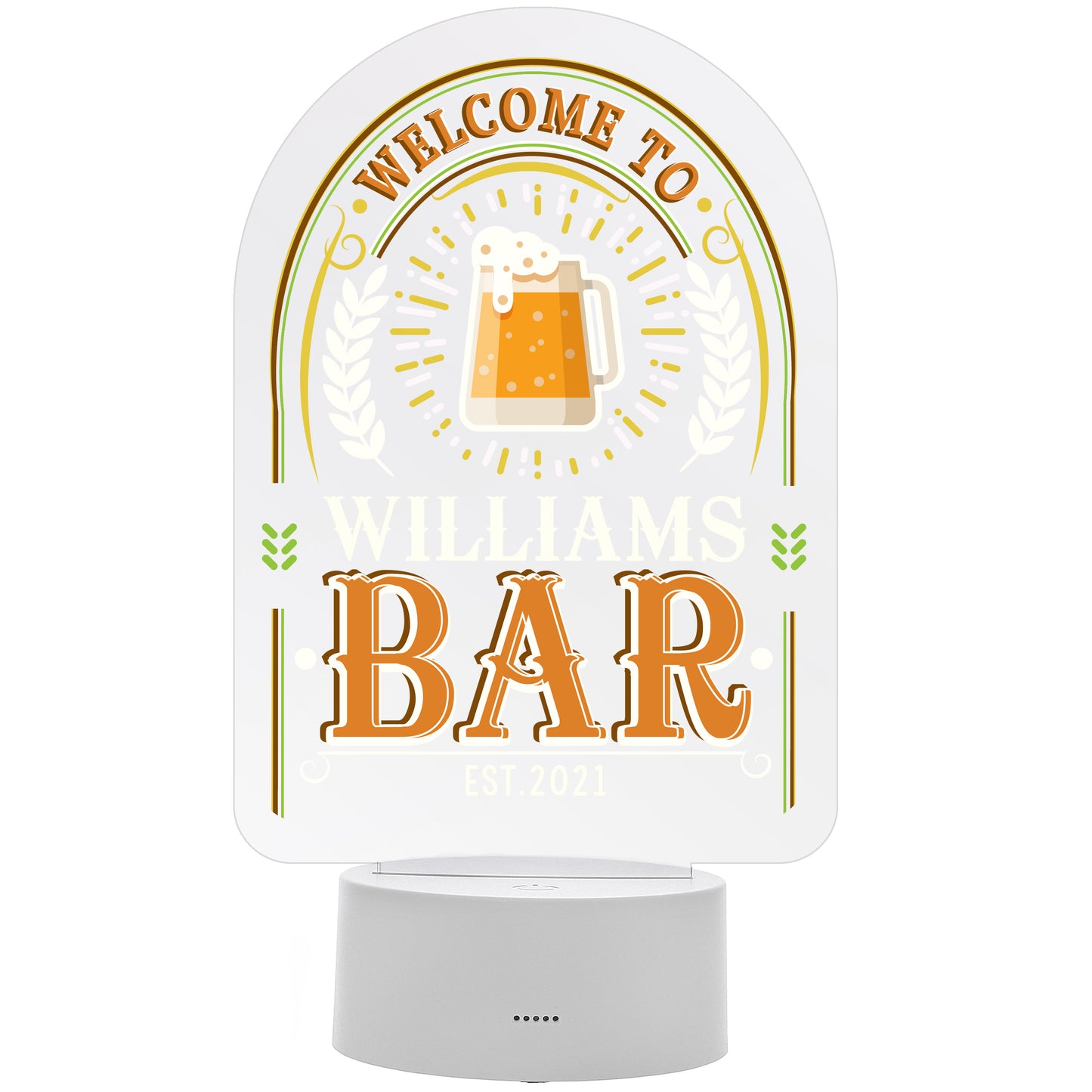 Personalised LED Colour Changing Bar Sign - image 5