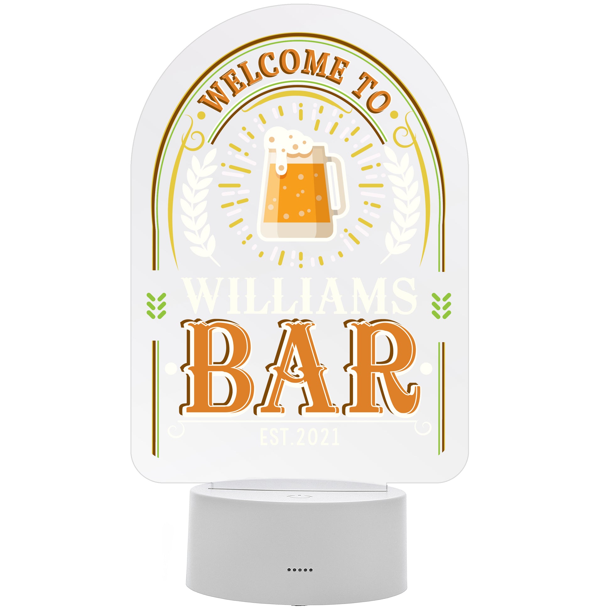 Personalised LED Colour Changing Bar Sign - image 5