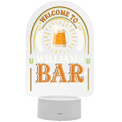 Personalised LED Colour Changing Bar Sign - image 5