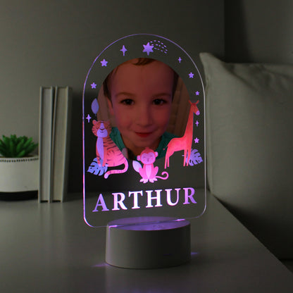 Personalised Animal Photo Upload LED Colour Changing Night Light - image 10