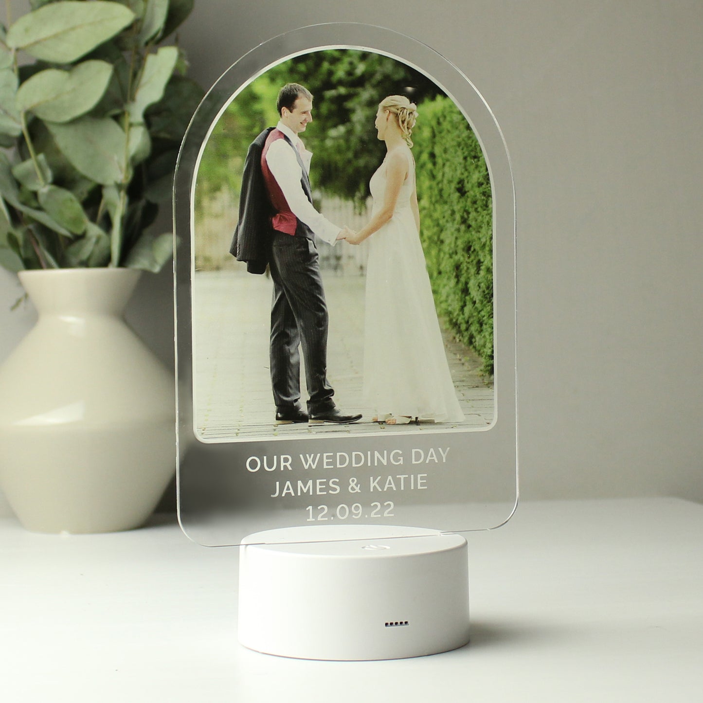 Personalised Free Text & Photo Upload LED Colour Changing Light - image 5
