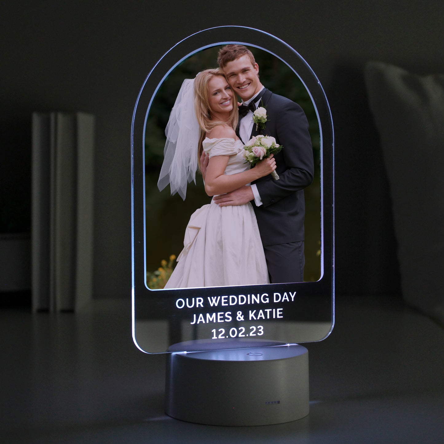 Personalised Free Text & Photo Upload LED Colour Changing Light - image 6