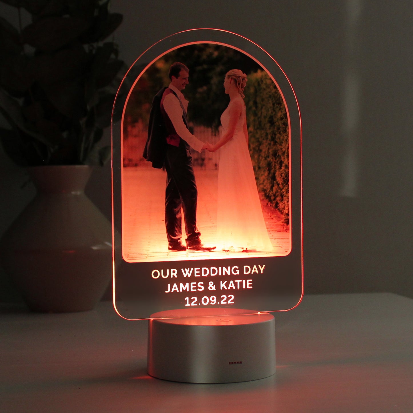 Personalised Free Text & Photo Upload LED Colour Changing Light - image 7