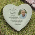 Personalised In Loving Memory Photo Upload Memorial Resin Heart from Heartfelt Gifts