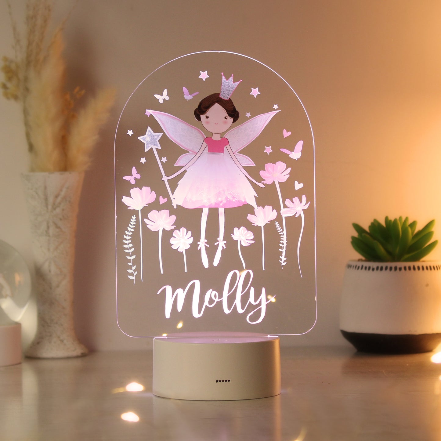 Personalised Fairy Princess LED Colour Changing Light from Heartfelt Gifts