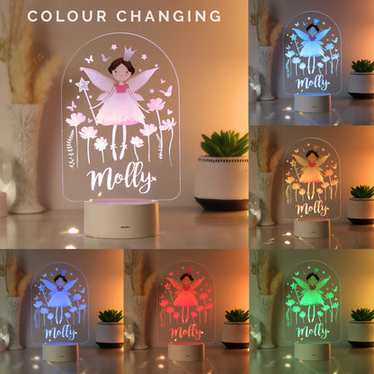 Personalised Fairy Princess LED Colour Changing Light - image 2
