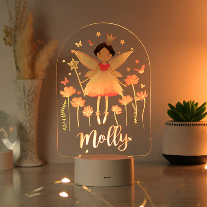 Personalised Fairy Princess LED Colour Changing Light - image 3
