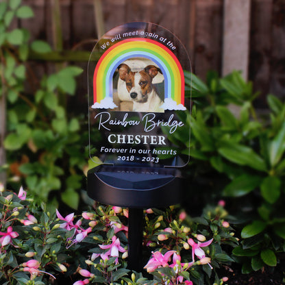 Personalised Pet Memorial Solar Light - image 3