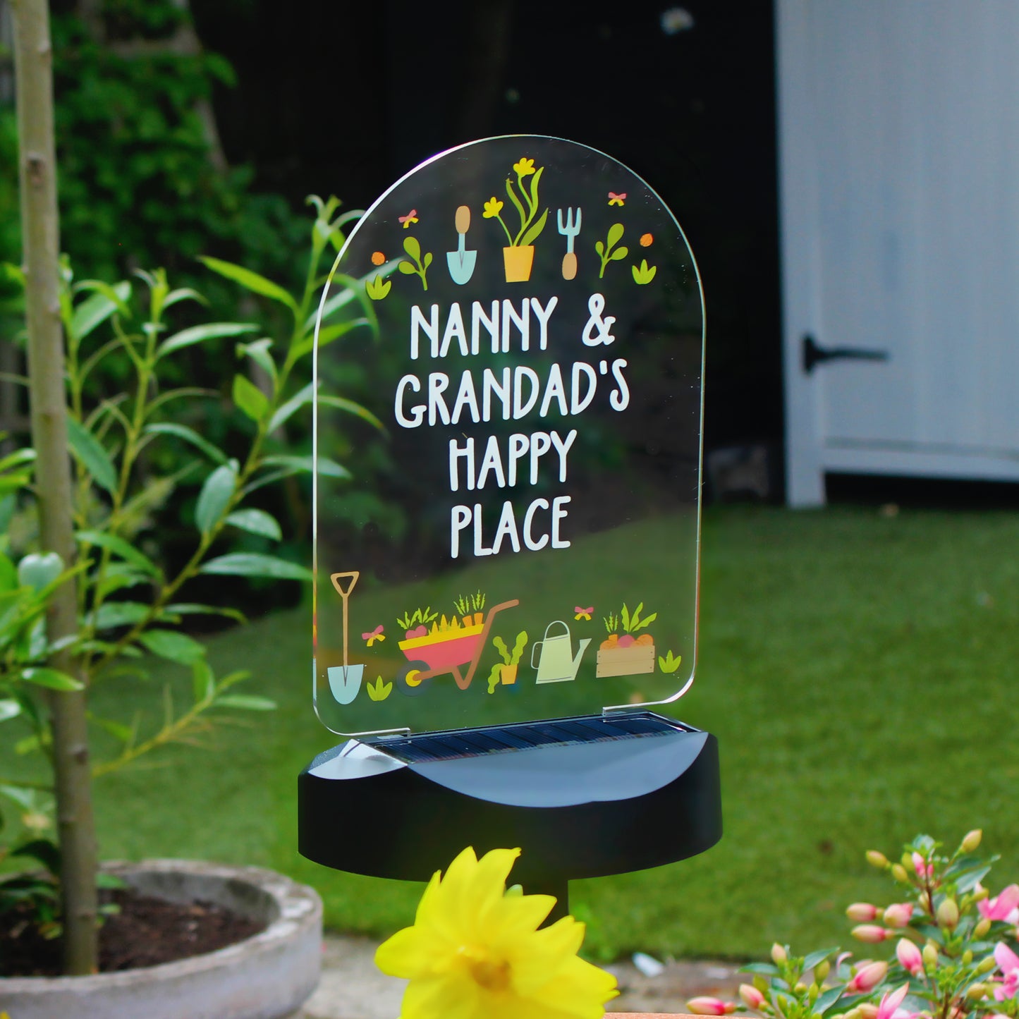 Personalised Vegetable Patch Outdoor Solar Light from Heartfelt Gifts
