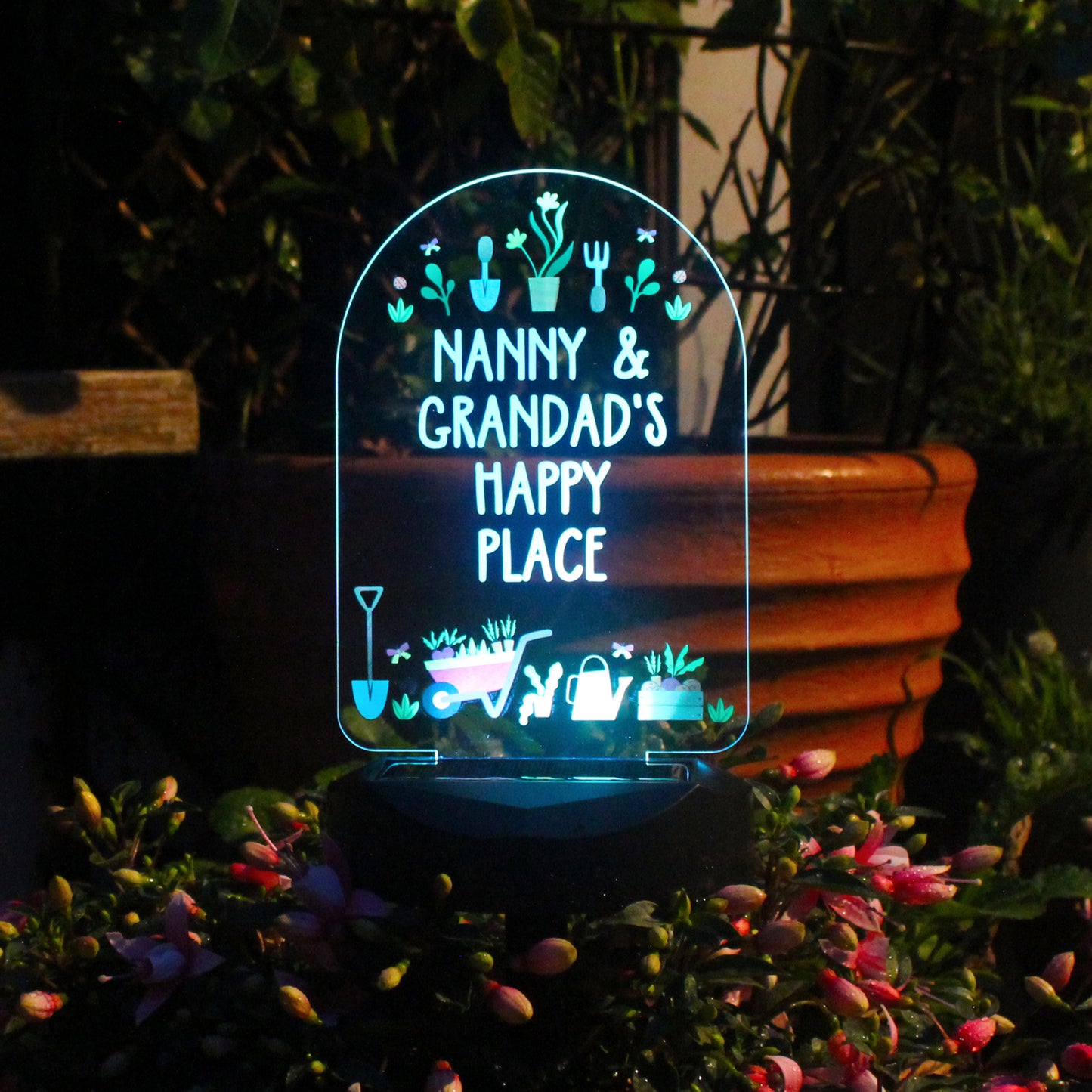 Personalised Vegetable Patch Outdoor Solar Light - image 2