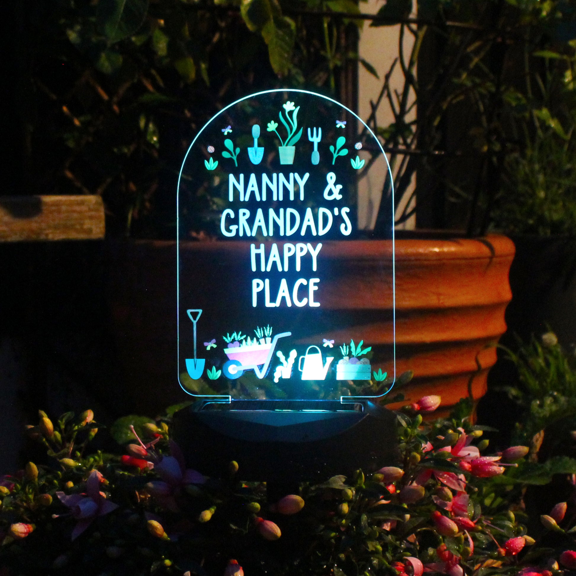 Personalised Vegetable Patch Outdoor Solar Light - image 2