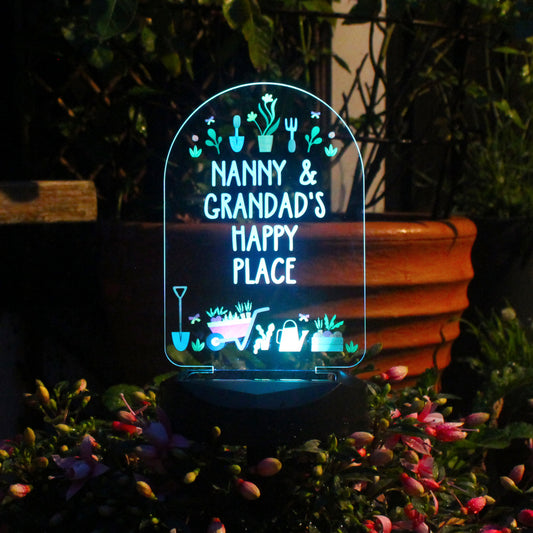 Personalised Vegetable Patch Outdoor Solar Light - image 2