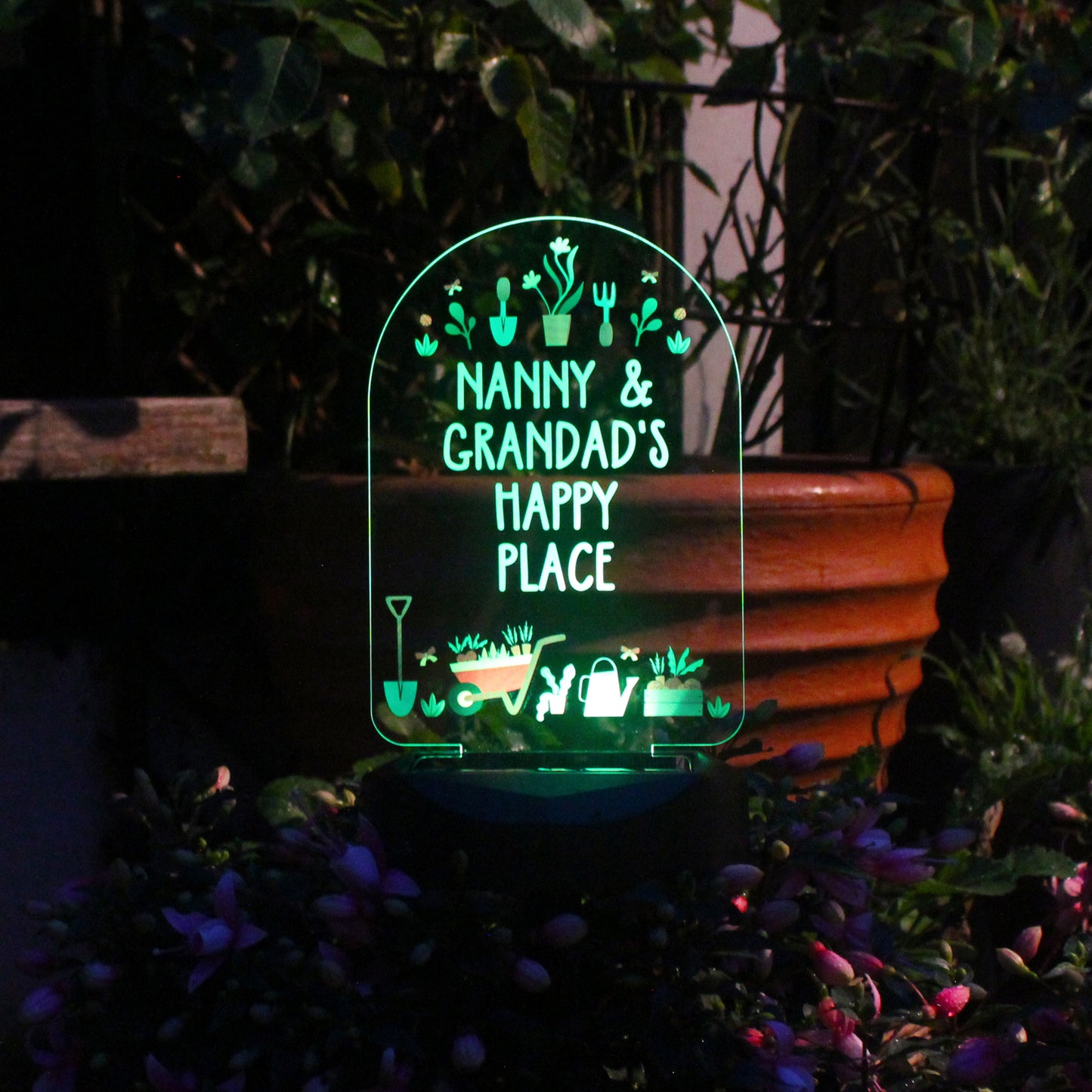 Personalised Vegetable Patch Outdoor Solar Light - image 4