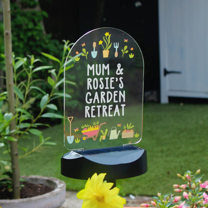 Personalised Vegetable Patch Outdoor Solar Light - image 9
