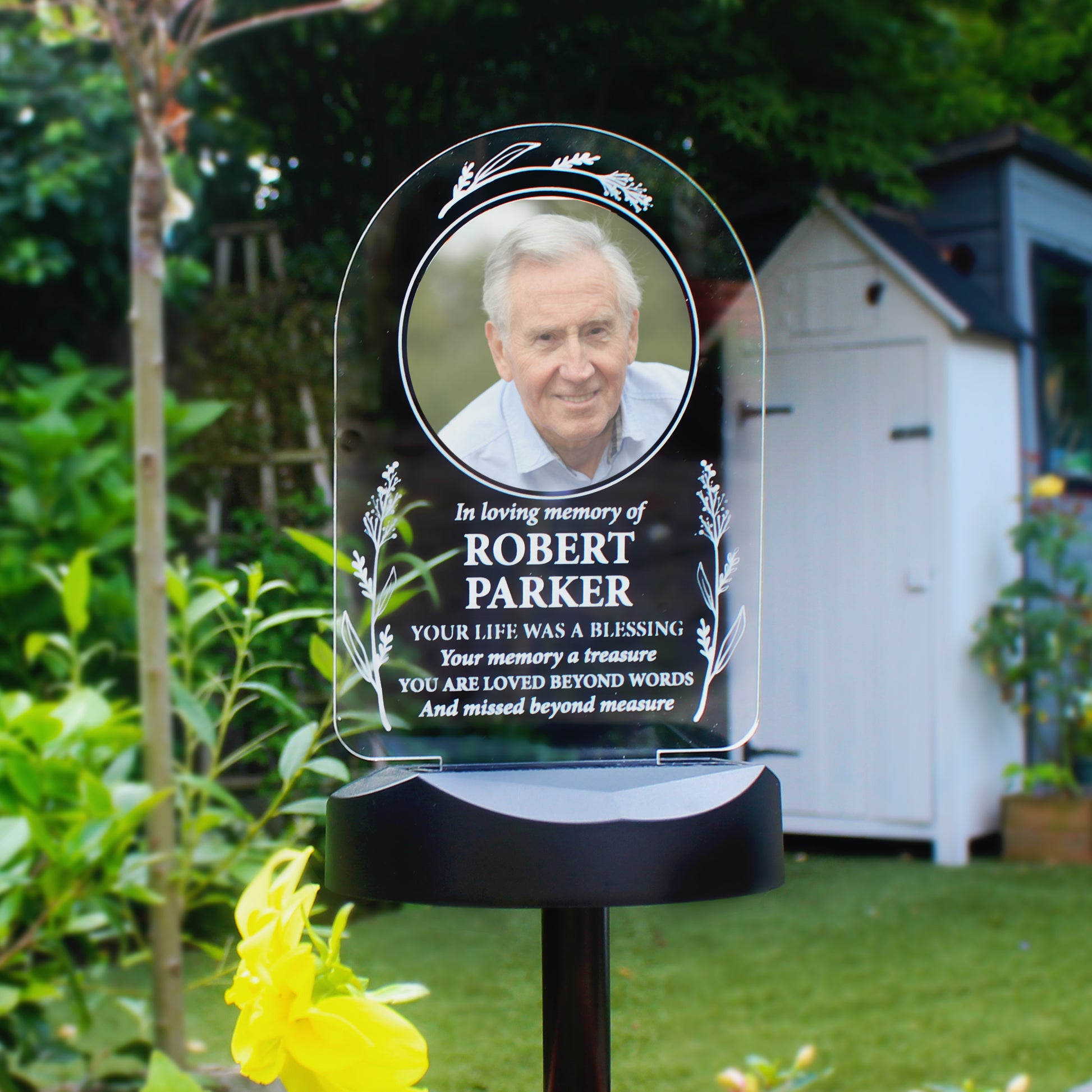 Personalised Memorial Solar Light - Photo Upload - image 3