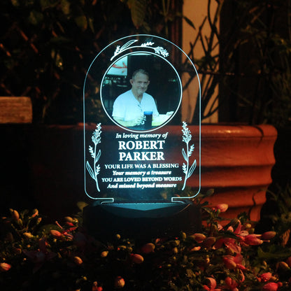 Personalised Memorial Solar Light - Photo Upload - image 4