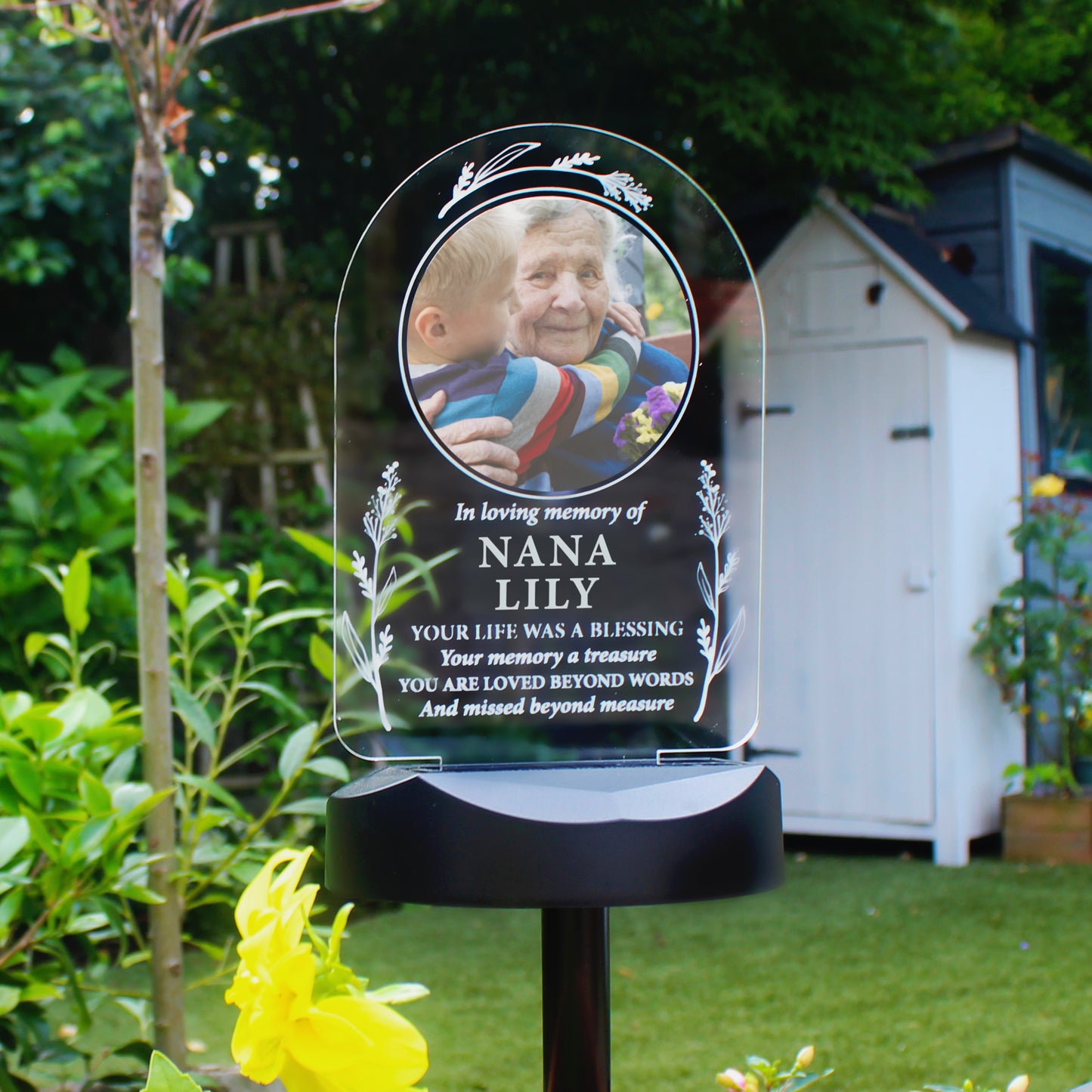 Personalised Memorial Solar Light - Photo Upload - image 6