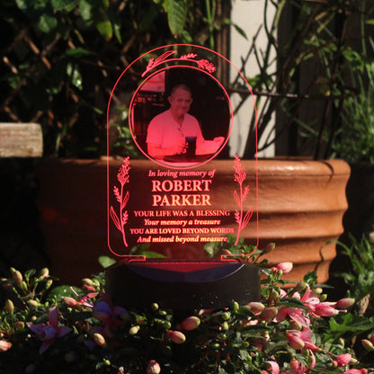 Personalised Memorial Solar Light - Photo Upload - image 7