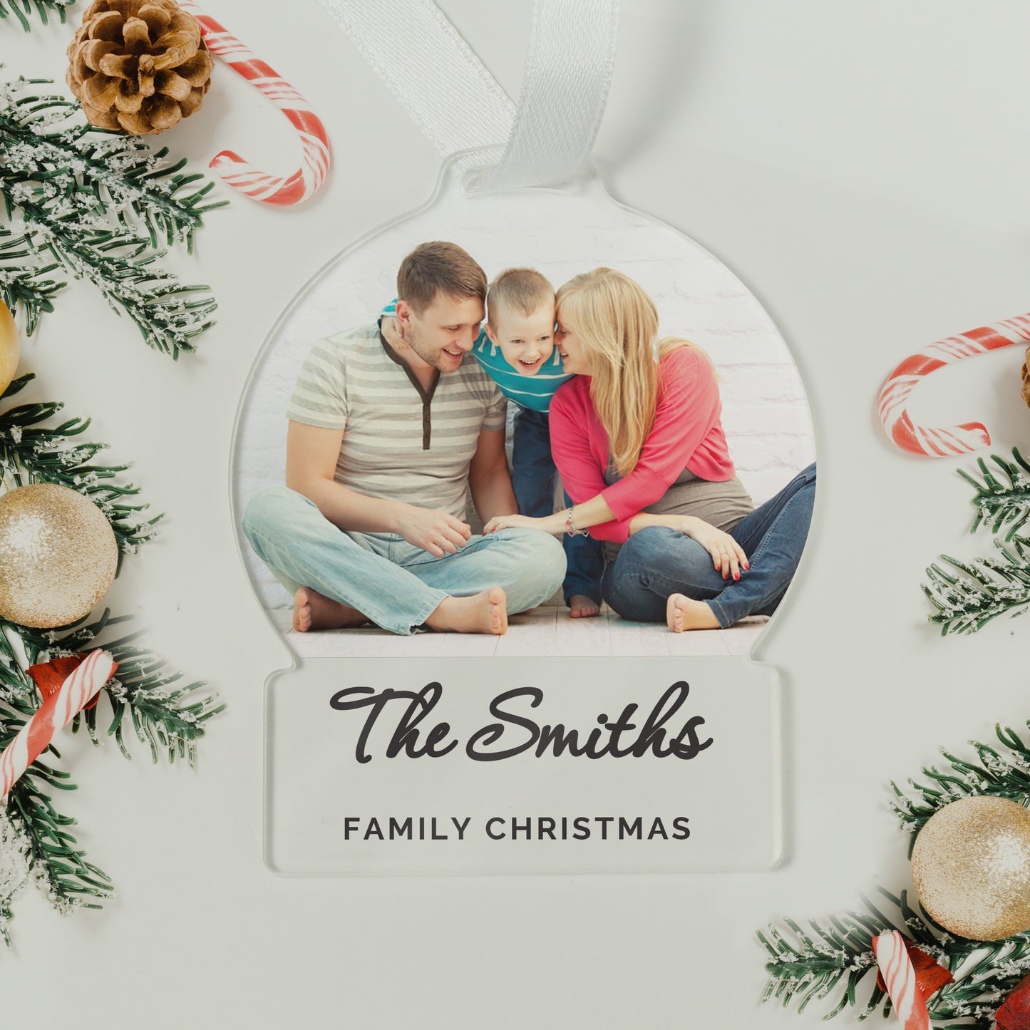 Personalised Photo Upload Acrylic Decoration from Heartfelt Gifts