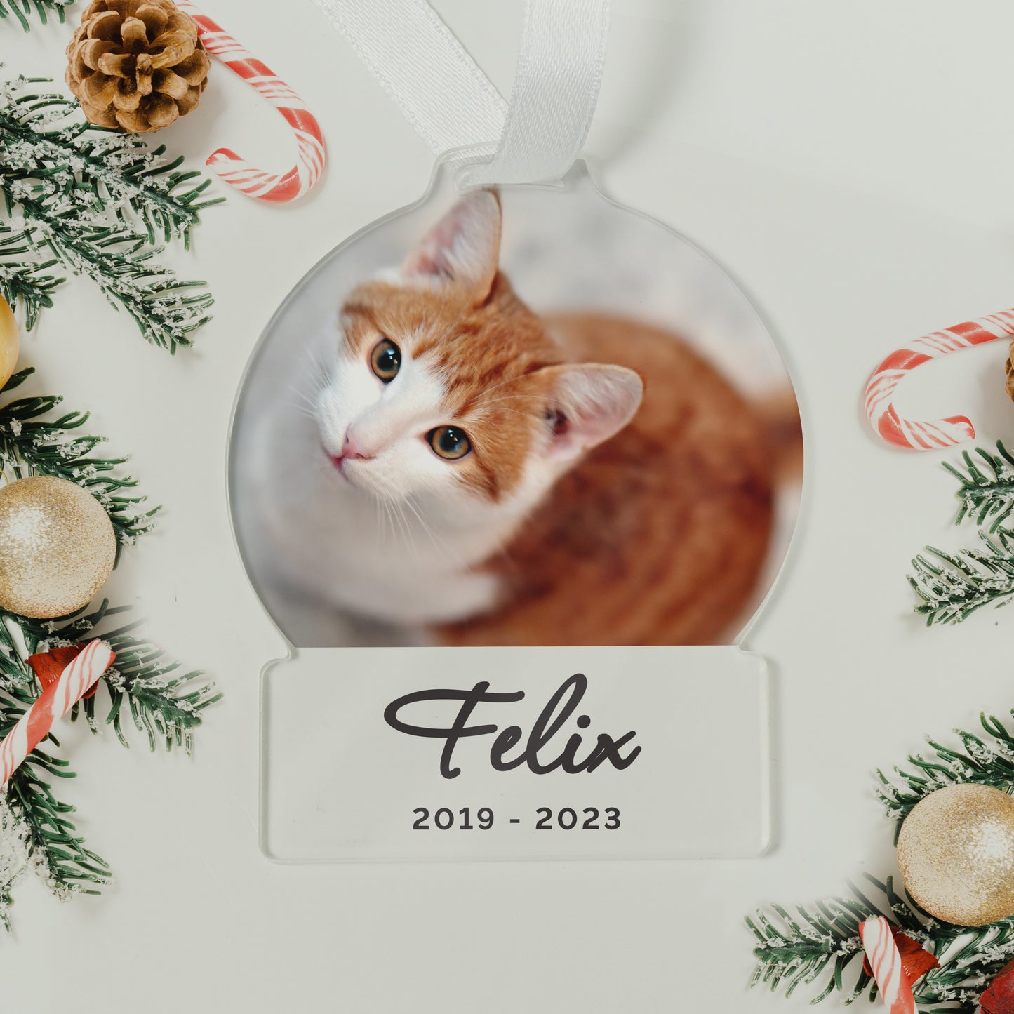 Personalised Photo Upload Acrylic Decoration - image 2